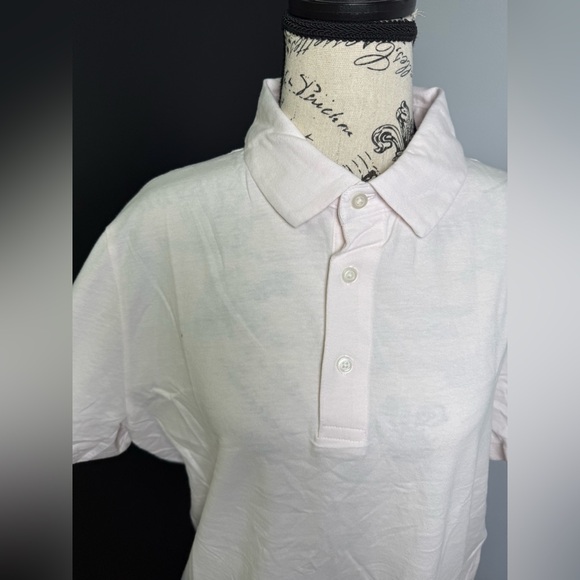 J.Crew Sueded cotton polo shirt NWT Size M - Picture 4 of 11
